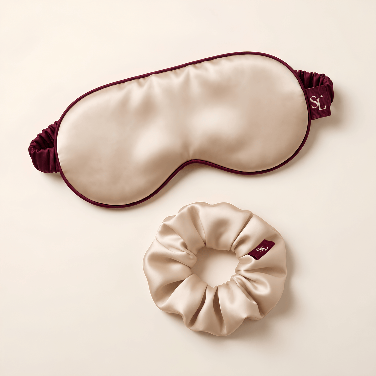The Aurelia silk sleep mask and scrunchie