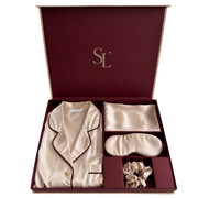 The Aurelia presented in the open Sleep Luxuria gift box